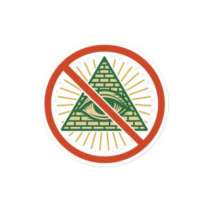 NO EYE ON ME — 4" Premium Vinyl Sticker