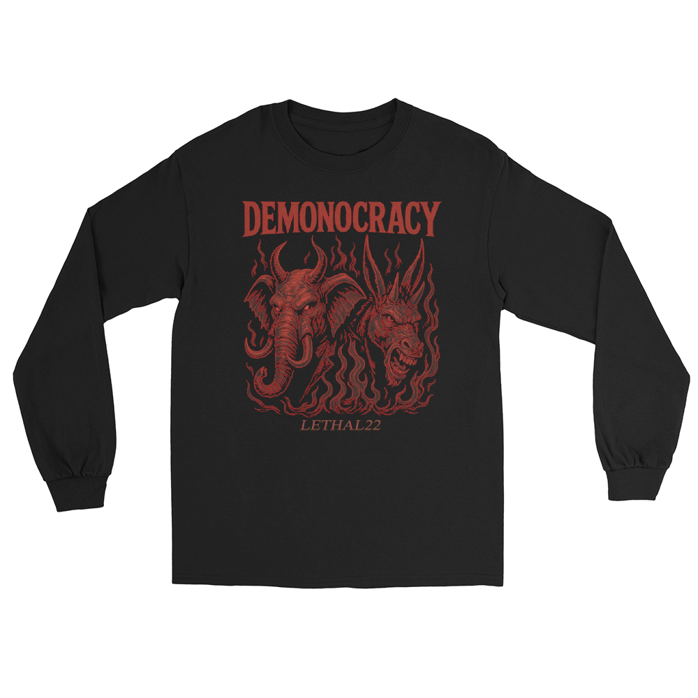 DEMONOCRACY — Men’s Long-Sleeve Shirt