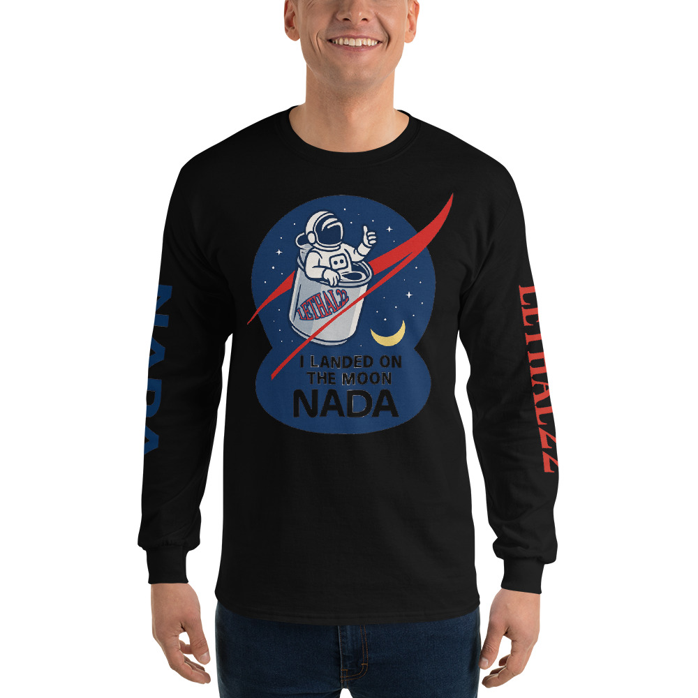 “I Landed On The Moon – NADA” Collector’s Series 🚀 - Long Sleeve Shirt - Image 7