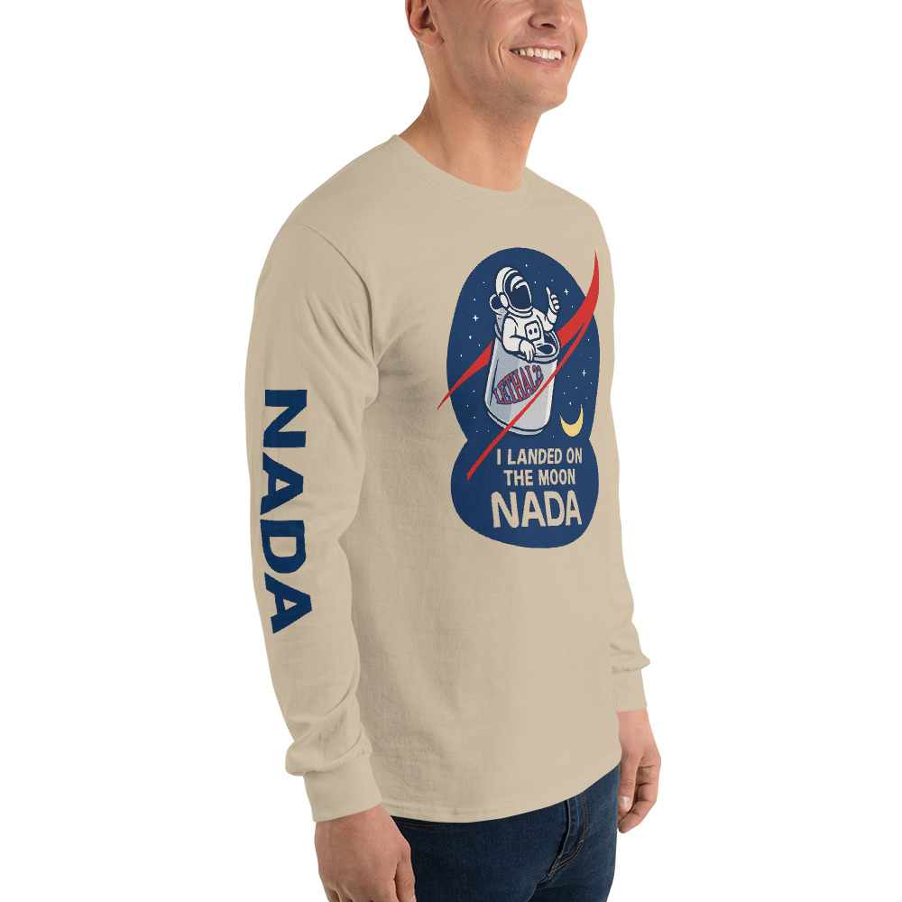 “I Landed On The Moon – NADA” Collector’s Series 🚀 - Long Sleeve Shirt - Image 12