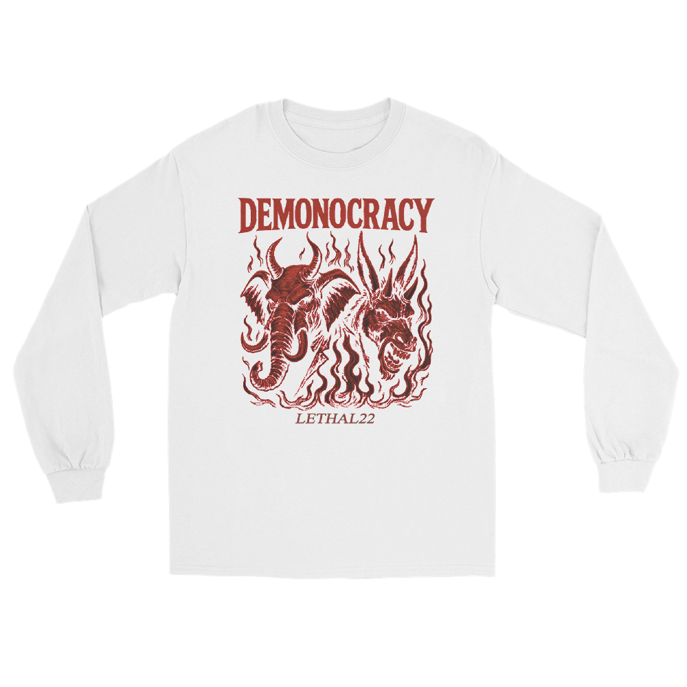 DEMONOCRACY — Men’s Long-Sleeve Shirt - Image 4
