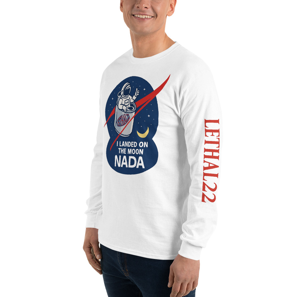 “I Landed On The Moon – NADA” Collector’s Series 🚀 - Long Sleeve Shirt - Image 13