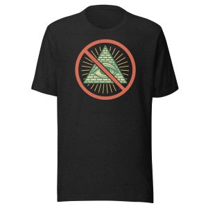 NO "EYE ON ME" – Anti-Illuminati Tee (Black, White, or Tan) -Unisex t-shirt
