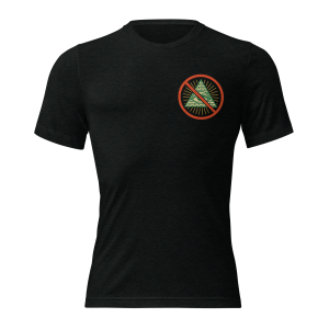 NO EYE ON ME — Tri-Blend Pocket Short sleeve t-shirt