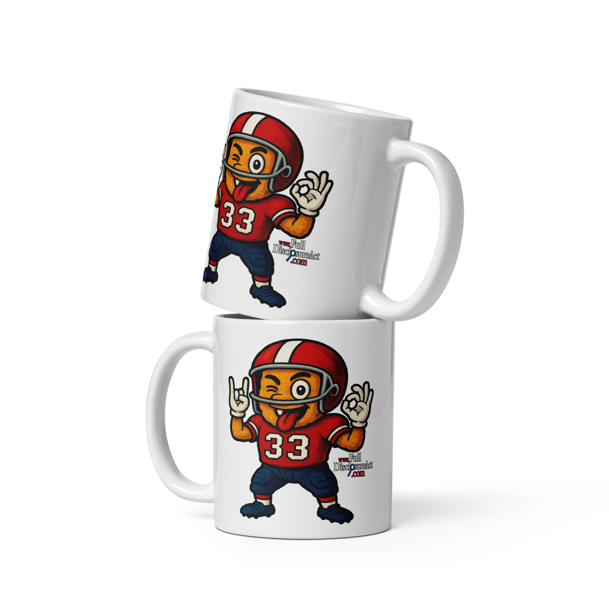 Full Disclosure Football - Mug - Image 3