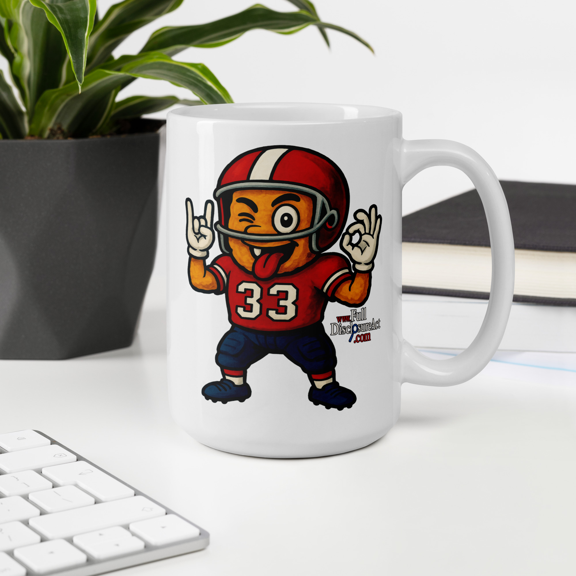 Full Disclosure Football - Mug - Image 2