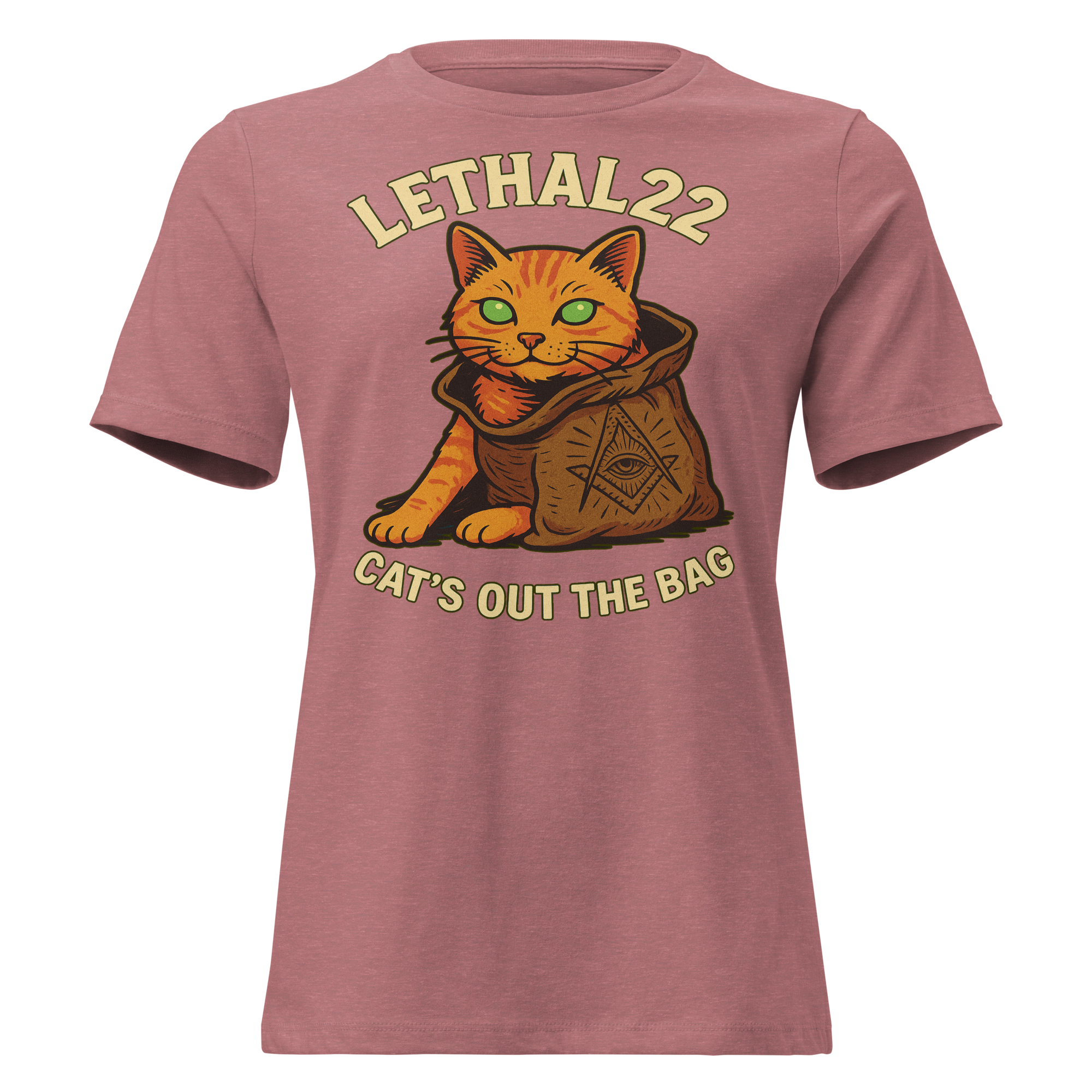 Cat’s Out The Bag - Women's Relaxed T-Shirt - Image 3